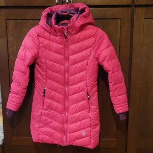 Kids Pink Puffer Jacket